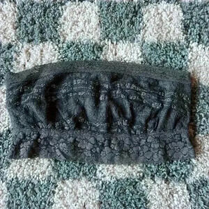 Free People Grey Lace Bandeau! Size M!